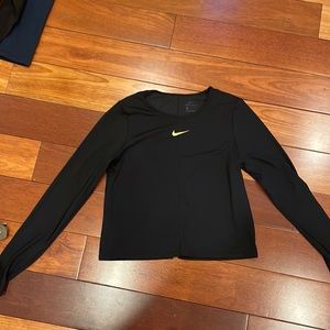 Nike Dri-Fit long sleeve black running shirt